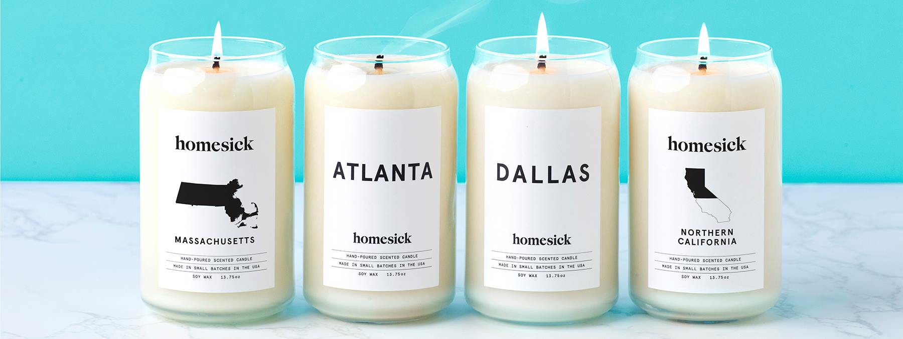 Homesick Scented Candle Atlanta 